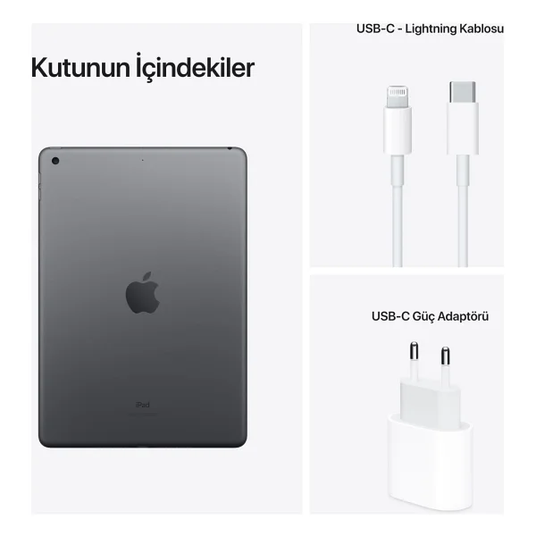 iPad 9. Nesil Wi-Fi 256 GB 10.2" Mk2n3tu/A Uzay Grisi Tablet - Görsel 10