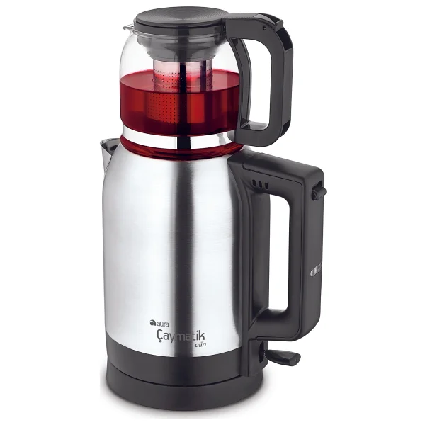 İhlas Aura Alin Cam Demlikli 2200 W Çay Makinesi - Görsel 3