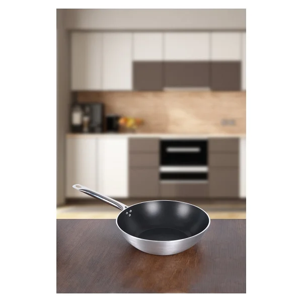 Öztiryakiler Elegance 30 Cm Alüminyum Wok Tava - Görsel 2
