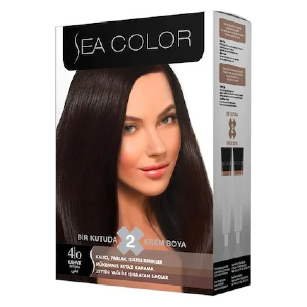 Sea Color 4.0 Kahve Saç Boyası - Görsel 2