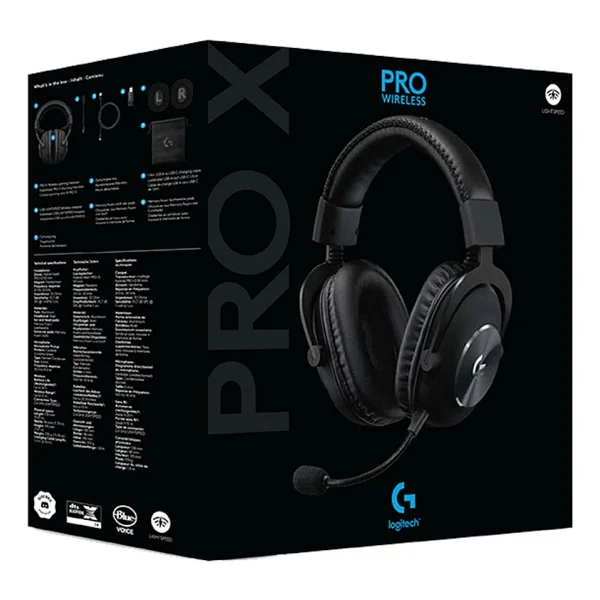 Logitech G Pro X Wireless Lightspeed 7.1 Kablosuz Kulak Üstü Oyuncu Kulaklığı - Görsel 10