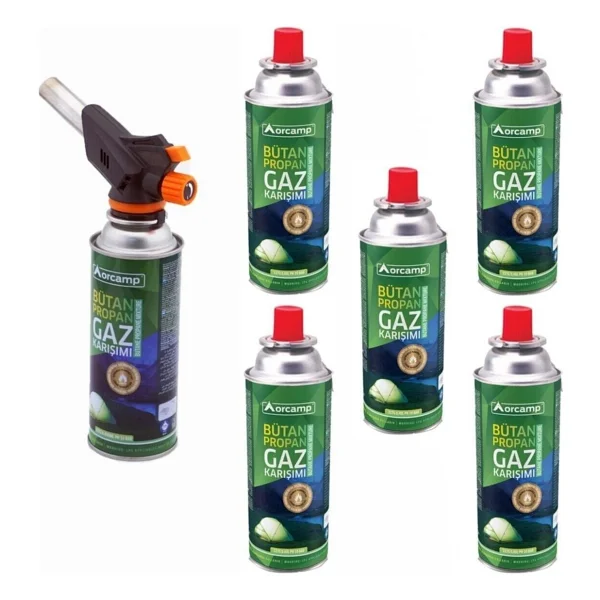Orcamp Cx-500-227 6'lı Gaz Kartuşlu Çakmaklı Pürmüz - Görsel 2