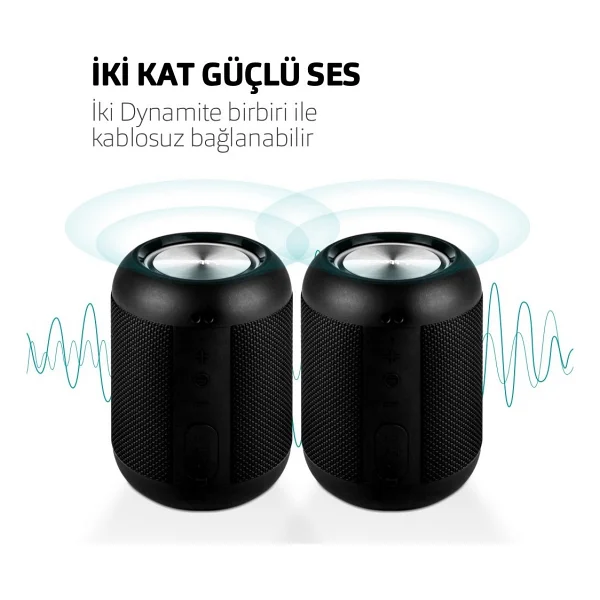 Ttec 2bh07s Dynamite Taşınabilir Kablosuz Bluetooth Hoparlör - Görsel 7