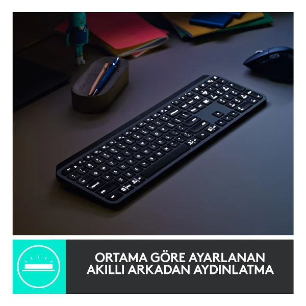 Logitech Mx Keys 920-010087 Q Kablosuz Klavye - Görsel 4