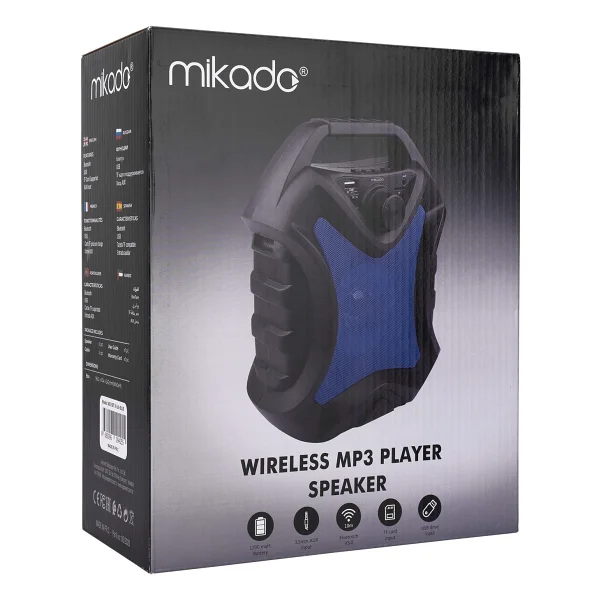 Mikado Md-5bt X-Life 1200 mAh Sd Cart USB Mp3 Oynatıcı Bluetooth Hoparlör - Görsel 5