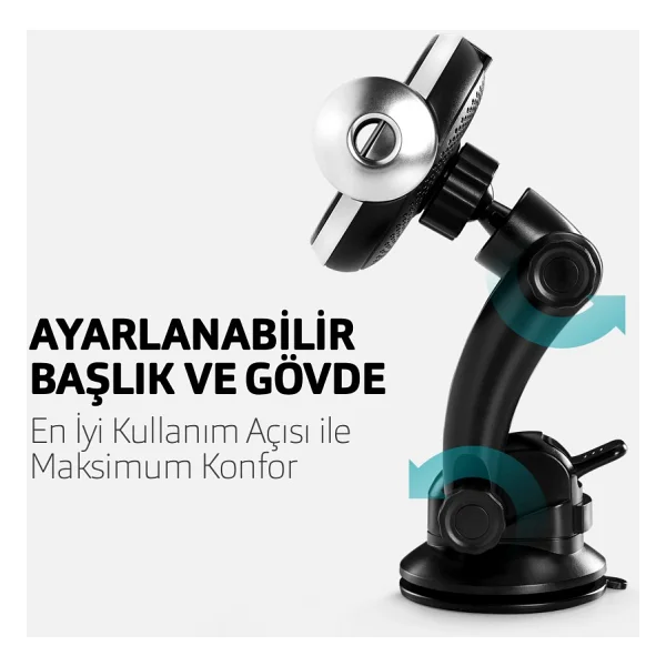 Ttec Aircharger Drive 2ks15 Kablosuz Hızlı Şarj Telefon Tutucu - Görsel 7