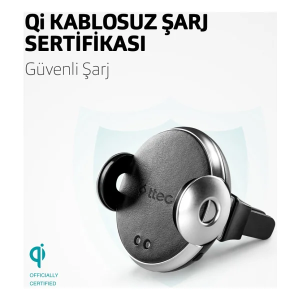 Ttec Aircharger Drive 2ks15 Kablosuz Hızlı Şarj Telefon Tutucu - Görsel 3