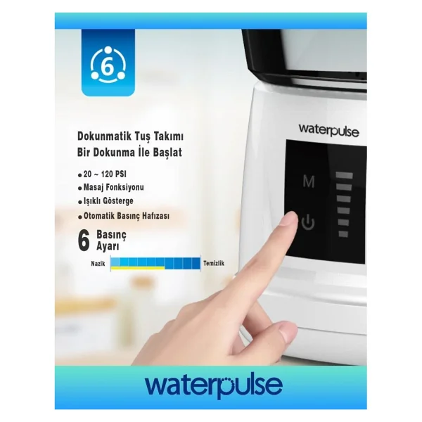 Waterpulse V700plus Beyaz Ağız Duşu - Görsel 4
