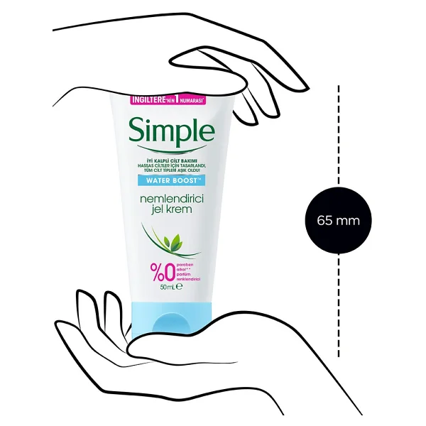 Simple Water Boost Nemlendirici Jel Krem 50 ml - Görsel 2