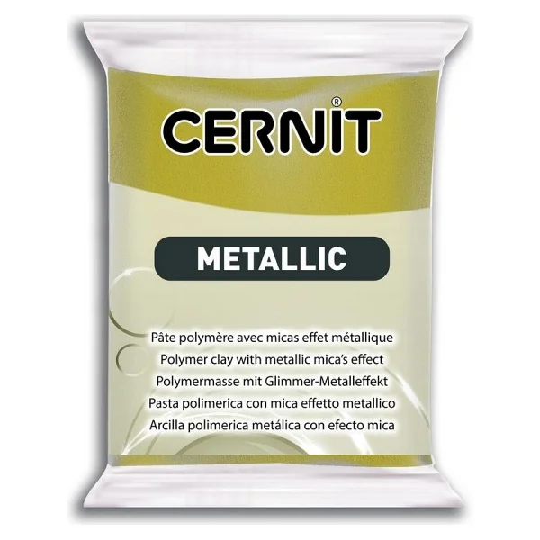 Cernit Metallic Polimer Kil 054 Turquoıse Gold - Görsel 10