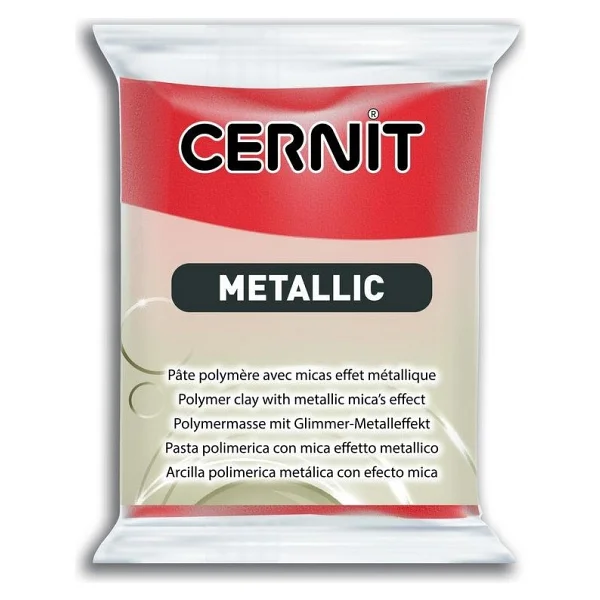 Cernit Metallic Polimer Kil 054 Turquoıse Gold - Görsel 8