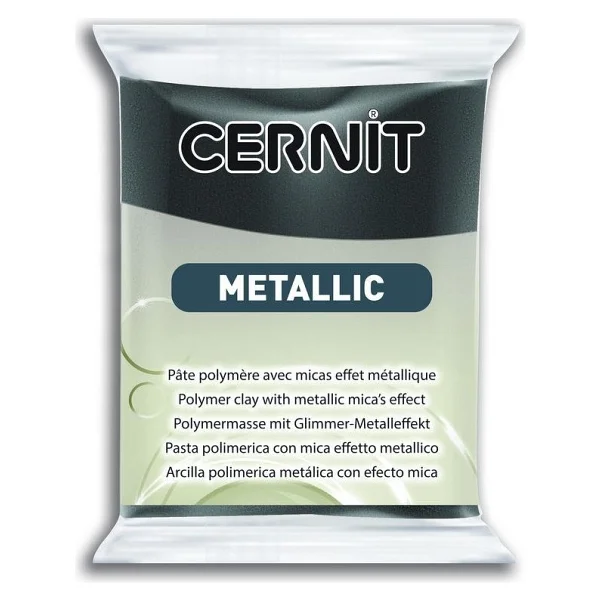 Cernit Metallic Polimer Kil 054 Turquoıse Gold - Görsel 9