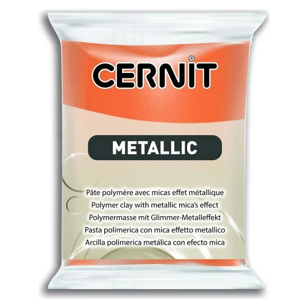 Cernit Metallic Polimer Kil 054 Turquoıse Gold - Görsel 3