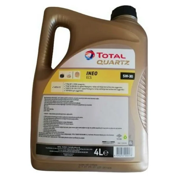 Total Quartz Ineo Ecs 5w-30 4 Lt Motor Yağı - Görsel 7
