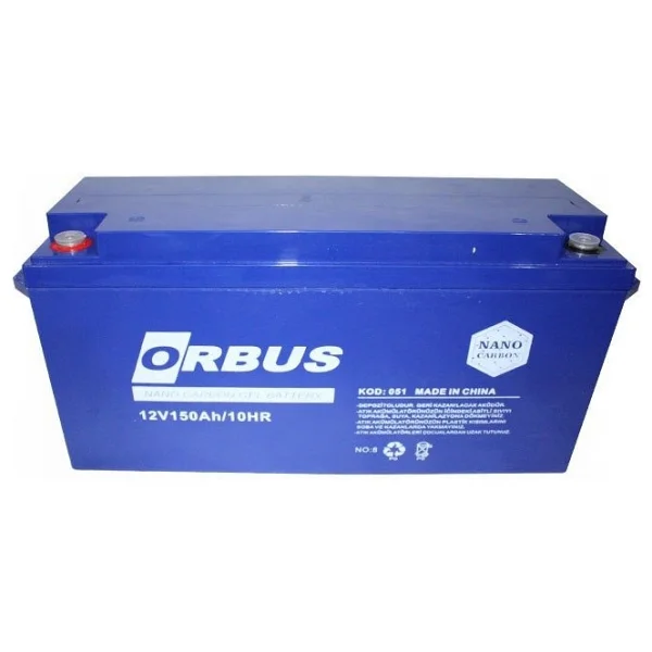 Orbus Orb12-150 12 V 150 Ah Derin Deşarjlı Jel Marin Akü - Görsel 2
