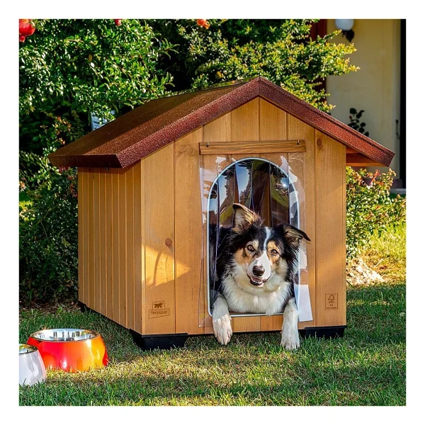 Ferplast Domus Large Ahşap Köpek Kulübesi - Görsel 3