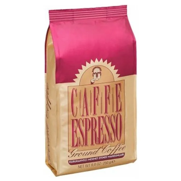 Kurukahveci Mehmet Efendi Espresso Öğütülmüş 250 Gr Espresso, Cappucino - Metal Filtre - Görsel 2