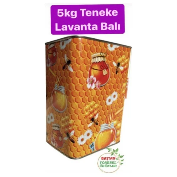 Baştan Yöresel Lavanta Balı 5 Kg Teneke - Görsel 2