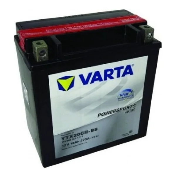 Varta Powersports Agm Hp Ytx20ch-Bs 12 V 18 Ah 270 Cca Motosiklet Aküsü - Görsel 2