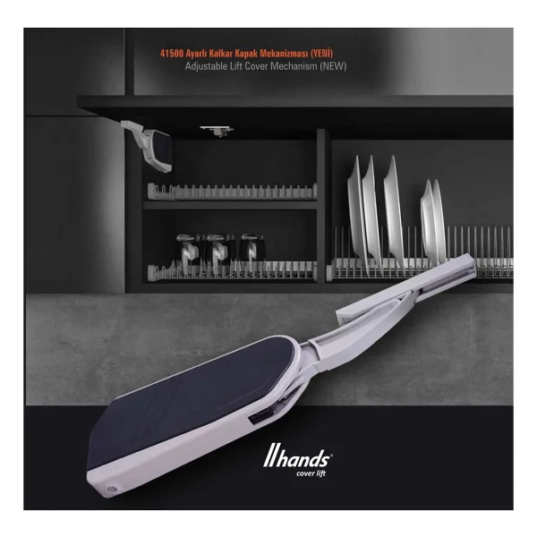 Eym Hands Lift Ayarlı Frenli Kalkar Kapak Makası Piston Standart - Görsel 3