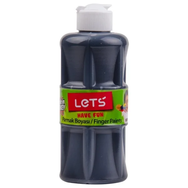 Lets 250 Ml Parmak Boyası Siyah - Görsel 2