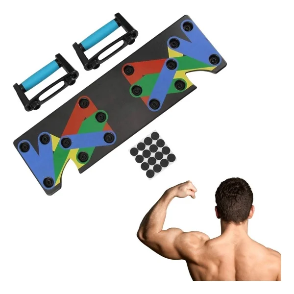 Modacar Buffer Çok Fonksiyonlu Katlanabilir Şınav Tahtası Platformu Fitness Spor Kondisyon Sağlama Aleti - Görsel 3