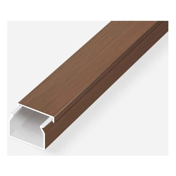 Mutlusan 25x16 Kablo Kanalı (Koyu Ceviz) Sidem (5 Boy 10 Metre) - Görsel 2