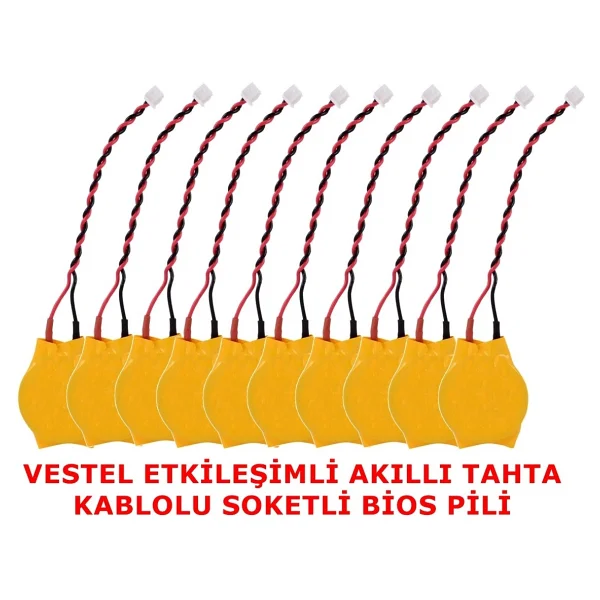 Westinghouse Vestel Etkileşimli Akıllı Tahta Kablolu Soketli Bios Pili 5 Adet - 5'li - Görsel 2