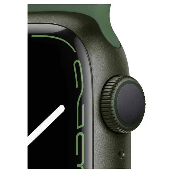 Apple Watch Series 7 GPS 41mm Yeşil Alüminyum Kasa Ve Spor Kordon Akıllı Saat - Görsel 3