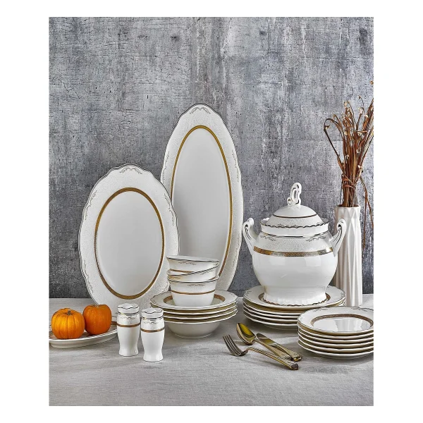Aryıldız Royal Queen 60027 60 Parça 12 Kişilik Yemek Takımı - Görsel 2
