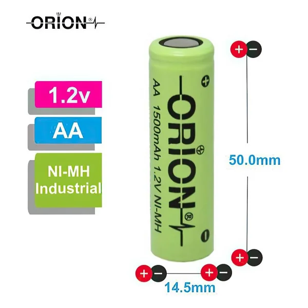 Orion 1.2v Ni-Mh Aa 1500mah Şarjlı Aa Kalem Pil - Görsel 2
