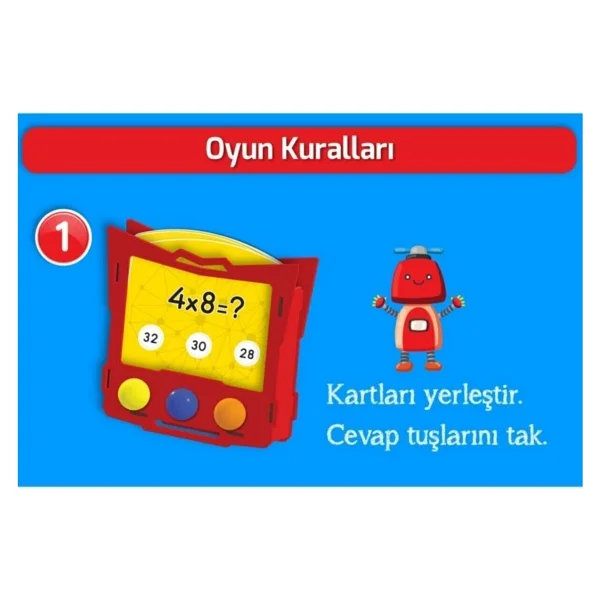Yükselen Zeka Çarpma Öğreten Oyuncak - Görsel 2
