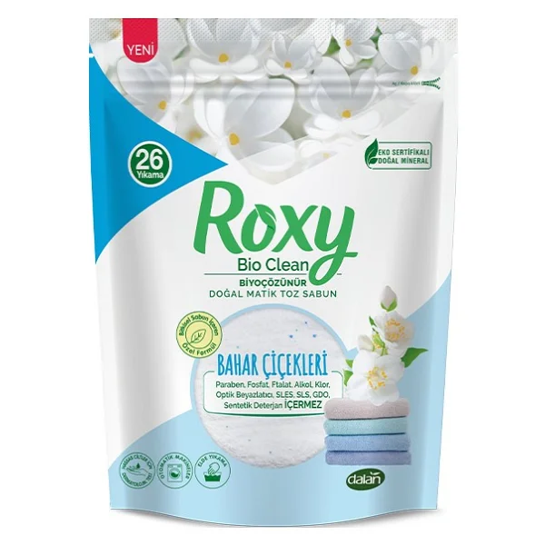 Dalan Roxy Bio Clean Bahar Çiçekleri Toz Sabun 800 Gr - Görsel 2