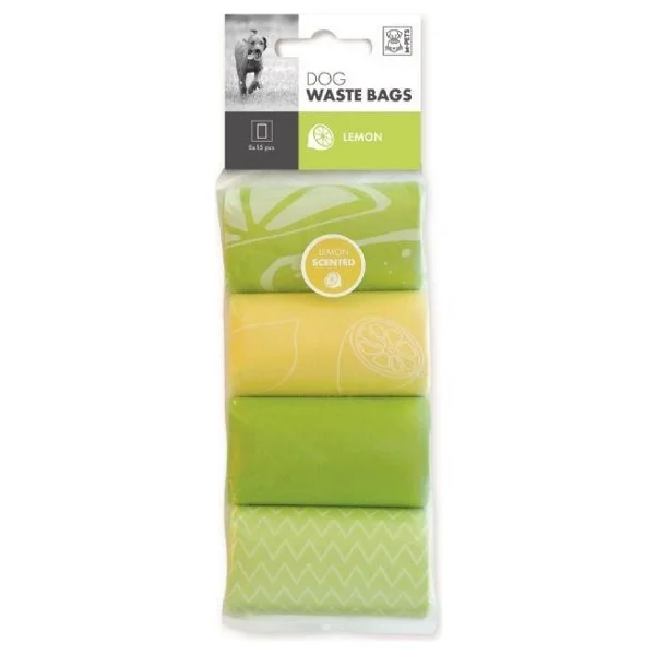 M-Pets Dişki Toplama Poşeti Limon Kokulu 8x15 Pcs - Görsel 2