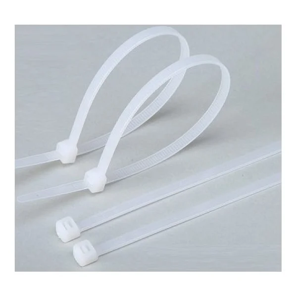 Isiso Rust 4,8 X 500 Mm Plastik Kablo Bağı Cırt Kelepçe (50 Cm Klips) Beyaz 100 Adet - Görsel 3
