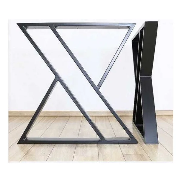 Mavienerji Dekoratif Metal Masa Ayağı Kütük Masa Ayağı Mobilya Ayakları 70x60 Cm - Görsel 2