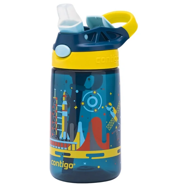 Contigo Gizmo Flip Çocuk Suluk 420 ml Tritan Malzeme Mavi BPA'sız Hafif ve Dayanıklı Tasarım