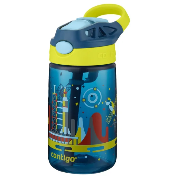 Contigo Gizmo Flip Çocuk Suluk 420 Ml Tritan Malzeme Mavi Bpa'sız Hafif Ve Dayanıklı Tasarım - Görsel 2