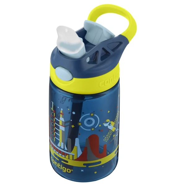 Contigo Gizmo Flip Çocuk Suluk 420 Ml Tritan Malzeme Mavi Bpa'sız Hafif Ve Dayanıklı Tasarım - Görsel 4