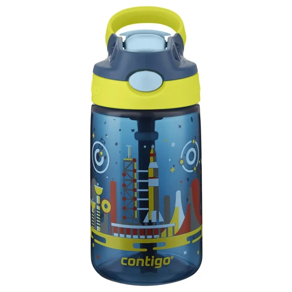 Contigo Gizmo Flip Çocuk Suluk 420 Ml Tritan Malzeme Mavi Bpa'sız Hafif Ve Dayanıklı Tasarım - Görsel 5