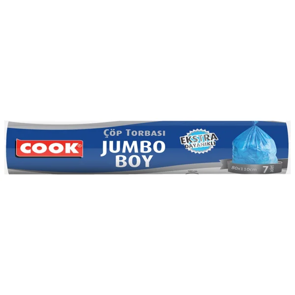 Cook Jumbo Boy Çöp Poşeti 7'li - Görsel 3