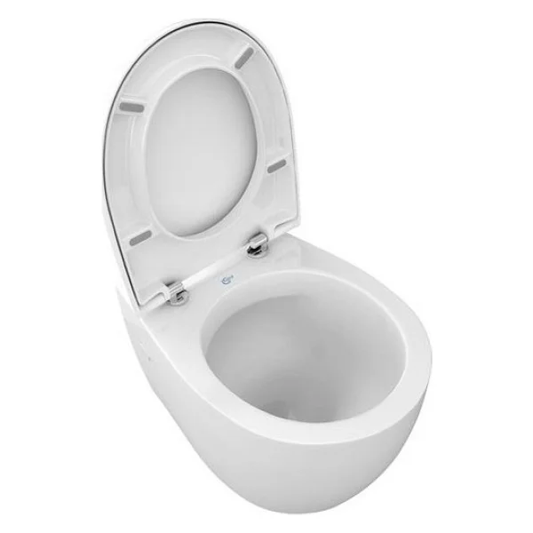Ideal Standard Stradao Clearim Kanalsız Asma Klozet (Yavaş Kapanır Ince Kapak Dahil) - Beyaz - Görsel 4