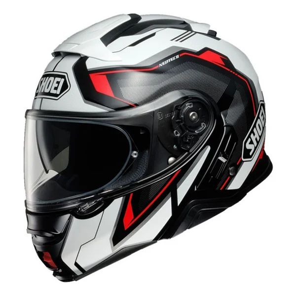 Shoei Neotec 2 Respect Siyah Beyaz Çene Açılır Motor Kaskı - Görsel 4