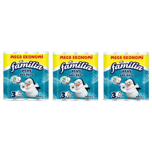 Familia Plus Coconut Özlü 120'li Tuvalet Kağıdı - Görsel 2