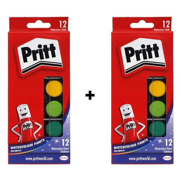 Pritt Küçük 12'li Sulu Boya - Görsel 5