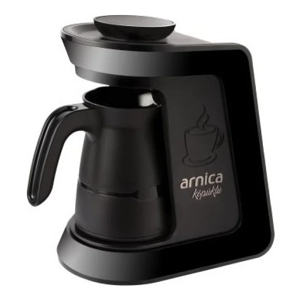 Arnica Köpüklü Eko Otomatik Türk Kahve Makinesi 1000 Ml Siyah Tasarım İle 4 Fincan Kapasite - Görsel 5