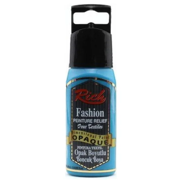 Rich Boyutlu Boncuk Boya 60 Ml. 007 Neon Mor - Görsel 3