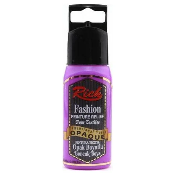 Rich Boyutlu Boncuk Boya 60 Ml. 007 Neon Mor - Görsel 7