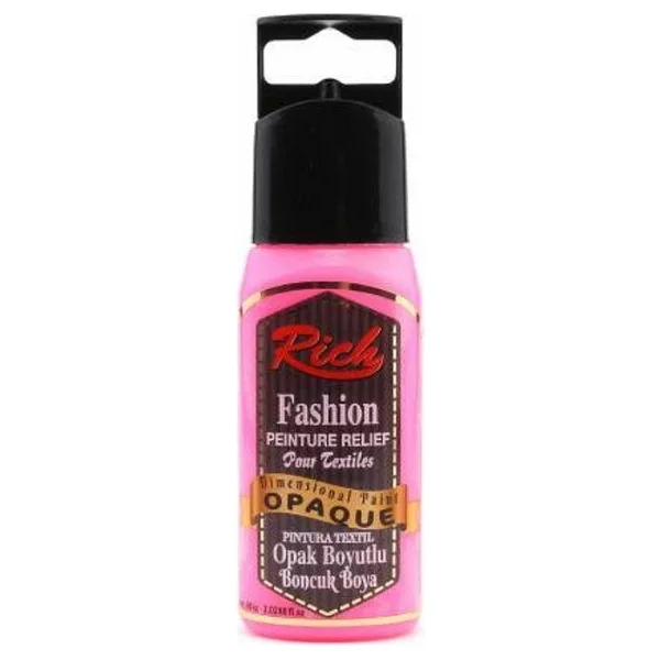 Rich Boyutlu Boncuk Boya 60 Ml. 007 Neon Mor - Görsel 8