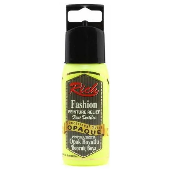 Rich Boyutlu Boncuk Boya 60 Ml. 007 Neon Mor - Görsel 9